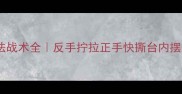 新手必看乒乓球打法战术全反手拧拉正手快撕台内摆短实战技巧大公开
