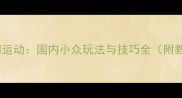 羽毛球冷门运动国内小众玩法与技巧全附教学视频