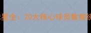 马刺队史传奇球星全20大核心球员数据统计与历史贡献