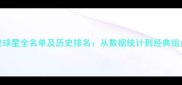 NBA退役球星全名单及历史排名从数据统计到经典组合深度