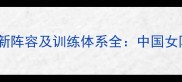 国家队羽毛球女队员最新阵容及训练体系全中国女队亚运会备战动态追踪