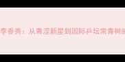 韩国乒乓球名将李香秀从青涩新星到国际乒坛常青树的技术进化之路