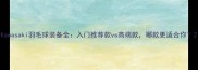 Kawasaki羽毛球装备全入门推荐款vs高端款哪款更适合你