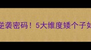NBA小个球员逆袭密码5大维度矮个子如何统治赛场