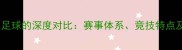 职业联赛与奥运足球的深度对比赛事体系竞技特点及商业化差异全