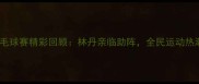 白桦林羽毛球赛精彩回顾林丹亲临助阵全民运动热潮全记录