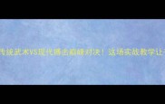 柳海龙VS苑玉宝传统武术VS现代搏击巅峰对决这场实战教学让千万网友沸腾了