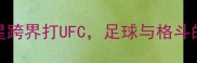 足坛新趋势10大球星跨界打UFC足球与格斗的硬核碰撞你敢看吗