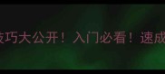 乒乓球快攻技巧大公开入门必看速成快攻球员攻略