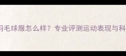亚瑟士羽毛球服怎么样专业评测运动表现与科技亮点