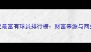 NBA历史最富有球员排行榜财富来源与商业版图
