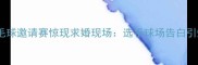 济南国际羽毛球邀请赛惊现求婚现场选手球场告白引爆全网泪腺