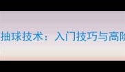 羽毛球反手被动抽球技术入门技巧与高阶实战应用指南