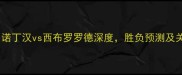 英超焦点战诺丁汉vs西布罗罗德深度胜负预测及关键数据前瞻