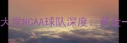 赛季堪萨斯大学NCAA球队深度黄金一代崛起