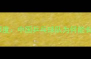 韩国体育专家深度中国乒乓球队为何能长期称霸世界