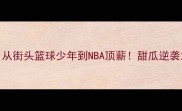 安东尼戴维斯从街头篮球少年到NBA顶薪甜瓜逆袭之路及职业发展全