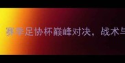 渭南信达VS河南赛季足协杯巅峰对决战术与胜负预测全攻略