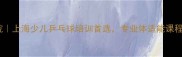 恒生乒乓球学院上海少儿乒乓球培训首选专业体适能课程助力孩子成长