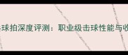 黑檀KT乒乓球拍深度评测职业级击球性能与收藏价值全