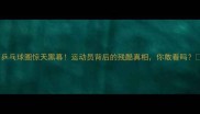 乒乓球圈惊天黑幕运动员背后的残酷真相你敢看吗