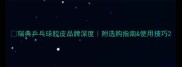 瑞典乒乓球胶皮品牌深度附选购指南使用技巧