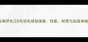 专业装备测评长江8号羽毛球拍深度性能材质与实战体验全公开