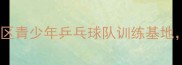 郫县乒乓球培训推荐郫都区青少年乒乓球队训练基地成都学员提升球技首选
