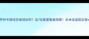 世界杯中国球员表现如何这7位新星数据亮眼未来或成国足核心
