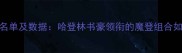 火箭队赛季完整名单及数据哈登林书豪领衔的魔登组合如何改写球队历史