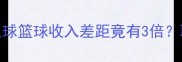 全球职业球员人数大足球篮球收入差距竟有3倍职业体育背后的残酷真相