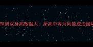 印尼羽毛球男双身高数据大身高中等为何能统治国际赛场