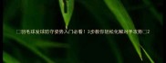 羽毛球发球防守姿势入门必看3步教你轻松化解对手攻势