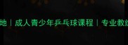 北京万寿路乒乓球培训基地成人青少年乒乓球课程专业教练团队免费体验课预约