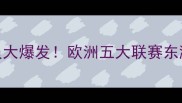 日本足球旅欧球员大爆发欧洲五大联赛东瀛球员成长密码