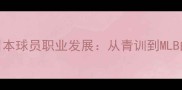 美国棒球日本球员职业发展从青训到MLB的逆袭之路