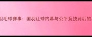 中国羽毛球赛事国羽让球内幕与公平竞技背后的真相