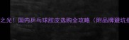 国货之光国内乒乓球胶皮选购全攻略附品牌避坑指南