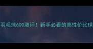Yonex羽毛球600测评新手必看的高性价比球拍推荐