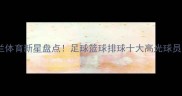 乌克兰体育新星盘点足球篮球排球十大高光球员表现