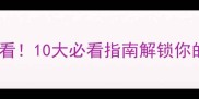 詹姆斯球迷必看10大必看指南解锁你的湖人生存法则