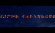 张继科VS许锐锋中国乒乓双保险巅峰对决