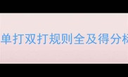 羽毛球每局多少球单打双打规则全及得分标准附专业指南