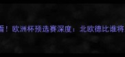 瑞典vs丹麦必看欧洲杯预选赛深度北欧德比谁将主宰绿茵场
