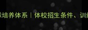 海淀体校乒乓球培养体系体校招生条件训练特色与升学率