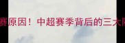 山东鲁能泰山停赛原因中超赛季背后的三大隐情与球迷期待