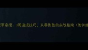 乒乓球冠军亲授3周速成技巧从零到胜的实战指南附训练计划