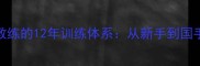 乒乓球专业教练的12年训练体系从新手到国手的成长密码
