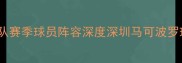 深圳马可波罗瓷砖球队赛季球员阵容深度深圳马可波罗球员动态及比赛分析